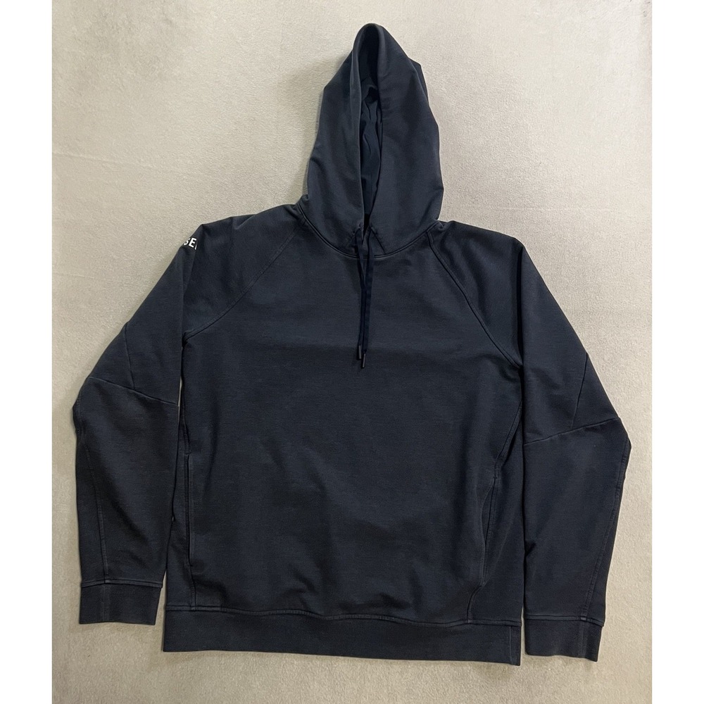 Lululemon City Sweat Pullover Hoodie Men's Size Large Blue Stretch Pockets